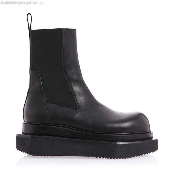 version rick men's casual shoes women's ankle boots high street cowhide ro owens sneakers for men, Black
version rick men's casual shoes women's ankle boots high street cowhide ro owens sneakers for men, Black