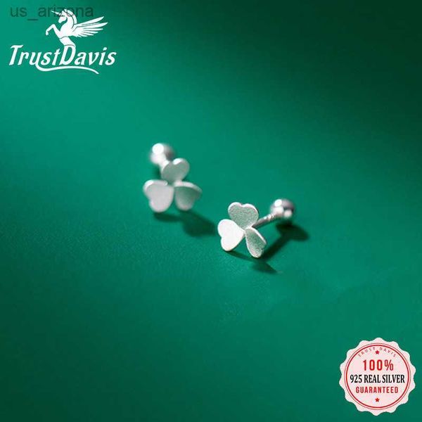 trustdavis real 925 sterling silver stud earrings clover screw earring sweet birthday gift for women girls daughter db433 l230620, Golden;silver
trustdavis real 925 sterling silver stud earrings clover screw earring sweet birthday gift for women girls daughter db433 l230620, Golden;silver