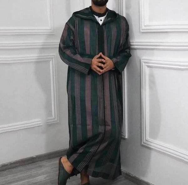 ethnic clothing fashion jubba thobe men abaya muslim striped hooded robes dubai arabic kaftan islamic qamis arab turk gown blouse dress, Tan;black
ethnic clothing fashion jubba thobe men abaya muslim striped hooded robes dubai arabic kaftan islamic qamis arab turk gown blouse dress, Tan;black