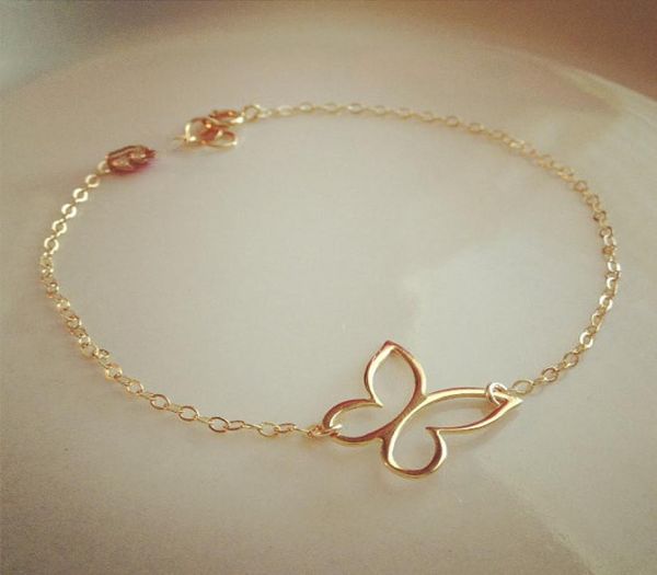 10pcs b034 cut outline womens butterfly bracelet open butterfly wing pendant bracelets for women simple animal insect bracelets8039764, Golden;silver
10pcs b034 cut outline womens butterfly bracelet open butterfly wing pendant bracelets for women simple animal insect bracelets8039764, Golden;silver
