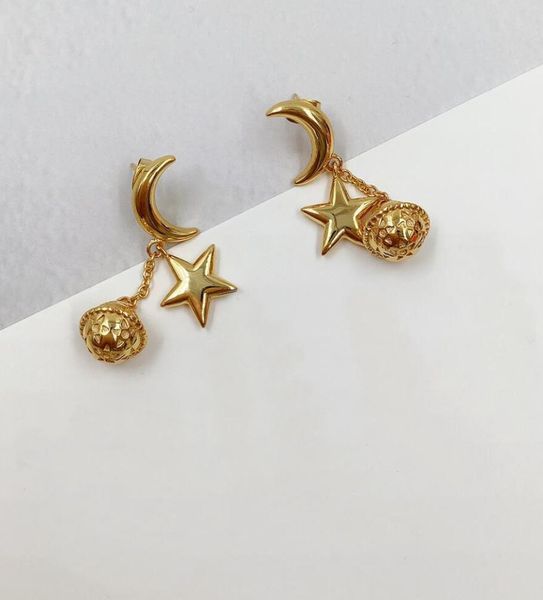 luxury designer gold color stars moon charm dangle drop earrings stud fashion eardrop for women lady bride wedding engagement part3576444, Silver
luxury designer gold color stars moon charm dangle drop earrings stud fashion eardrop for women lady bride wedding engagement part3576444, Silver