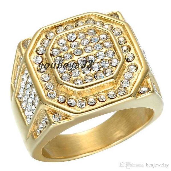 18k gold plated titanium stainless steel square rings for men rhinestone iced out bling hexagonal ring ip hip hop jewelry bijoux gifts, Golden;silver
18k gold plated titanium stainless steel square rings for men rhinestone iced out bling hexagonal ring ip hip hop jewelry bijoux gifts, Golden;silver
