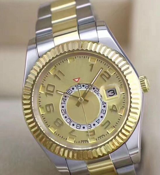 16 style watches 42mm sky-dweller gmt workin 326938 326934 326935 18k gold steel asia 2813 movement mechanical automatic mens watch men', Slivery;brown
16 style watches 42mm sky-dweller gmt workin 326938 326934 326935 18k gold steel asia 2813 movement mechanical automatic mens watch men', Slivery;brown