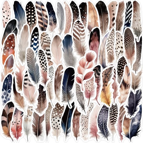 64pcs colorful feather stickers aesthetic vinyl waterproof sticker graffiti kids toy skateboard car motorcycle bicycle sticker decals wholes
64pcs colorful feather stickers aesthetic vinyl waterproof sticker graffiti kids toy skateboard car motorcycle bicycle sticker decals wholes