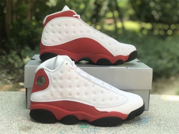basketball shoes jumpman 13 white red chicago outdoor shoes sneaker sports with original box