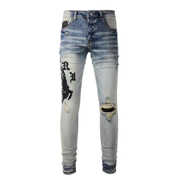 20ss mens designer jeans distressed ripped biker slim fit motorcycle denim for men fashion jean mans pants pour hommes #882, Blue
20ss mens designer jeans distressed ripped biker slim fit motorcycle denim for men fashion jean mans pants pour hommes #882, Blue