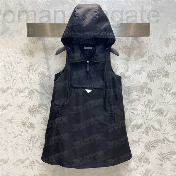plus size dresses designer women nylon hooded vest metal badge design half zip short skirts ins fashion street style dress for girl zpor, Black
plus size dresses designer women nylon hooded vest metal badge design half zip short skirts ins fashion street style dress for girl zpor, Black
