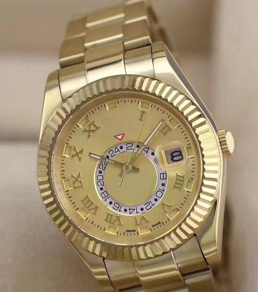 16 style watches 42mm sky-dweller gmt workin 326938 326934 326935 18k gold steel asia 2813 movement mechanical automatic mens watch men', Slivery;brown
16 style watches 42mm sky-dweller gmt workin 326938 326934 326935 18k gold steel asia 2813 movement mechanical automatic mens watch men', Slivery;brown