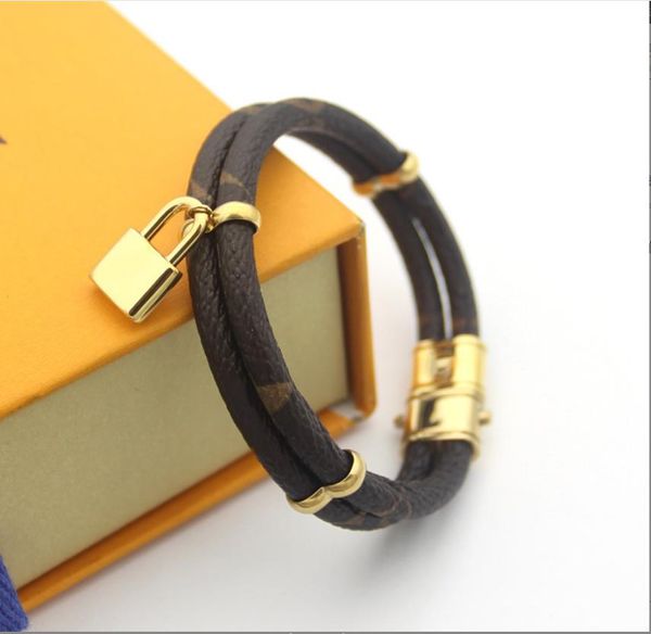 tennis european and american designer brand fashion jewelry letter double layer leather hanging lock bracelet for foreign trade couple print, Golden;silver
tennis european and american designer brand fashion jewelry letter double layer leather hanging lock bracelet for foreign trade couple print, Golden;silver