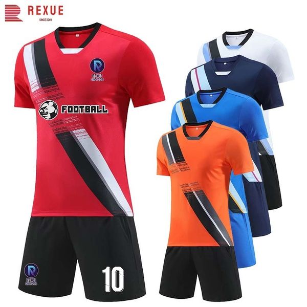 jerseys men kids football jersey set custom diy polyester fabric quick dry breathable soccer sports suit training clothes 230710
jerseys men kids football jersey set custom diy polyester fabric quick dry breathable soccer sports suit training clothes 230710