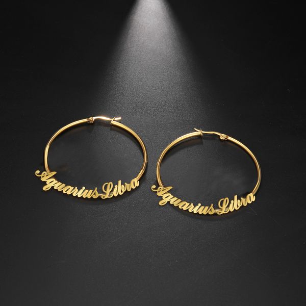 hoop huggie sipuris 3060 mm custom name round earring stainless steel personalized customize earrings jewelry for women girls 230710, Golden;silver
hoop huggie sipuris 3060 mm custom name round earring stainless steel personalized customize earrings jewelry for women girls 230710, Golden;silver