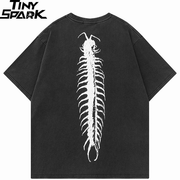 mens tshirts tshirt streetwear vintage washed black tshirt centipede graphic men harajuku retro ripped t shirt cotton casual tees 230710, White;black
mens tshirts tshirt streetwear vintage washed black tshirt centipede graphic men harajuku retro ripped t shirt cotton casual tees 230710, White;black