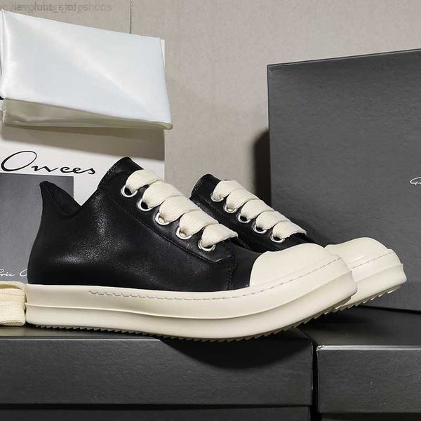 men's ro low leather fashionable shoes summer casual versatile genuine leather thick lacing thick sole breathable couple board shoes, Black
men's ro low leather fashionable shoes summer casual versatile genuine leather thick lacing thick sole breathable couple board shoes, Black