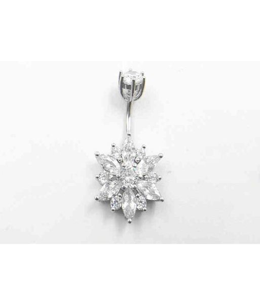 belly button ring real 925 sterling women flower zircon clear stones jewelry pure silver body piercing4111460
belly button ring real 925 sterling women flower zircon clear stones jewelry pure silver body piercing4111460