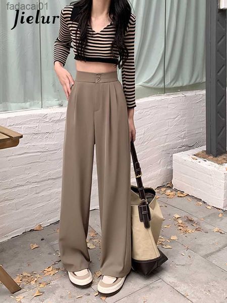 jielur korean autumn elastic waist suit wide leg trousers women's high waist pants black khaki apricot loose female pants sxxl l230621, Black;white
jielur korean autumn elastic waist suit wide leg trousers women's high waist pants black khaki apricot loose female pants sxxl l230621, Black;white