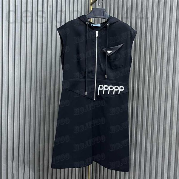 plus size dresses designer embroidered vest dressehooded skirts metal badge designer dress summer casual skirt for lady dpis, Black
plus size dresses designer embroidered vest dressehooded skirts metal badge designer dress summer casual skirt for lady dpis, Black