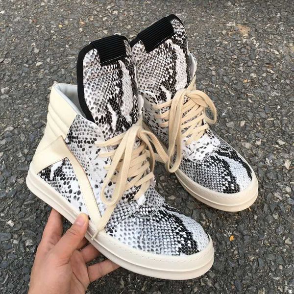 rick casual shoes ro owens inverted triangle men's women's sneakers snakeskin warm boots for men, Black
rick casual shoes ro owens inverted triangle men's women's sneakers snakeskin warm boots for men, Black