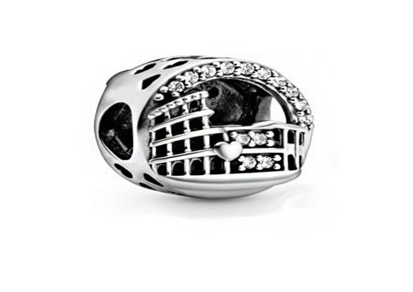 new real 925 sterling silver color rome colosseum openwork charms beads fit women gift european original bracelet diy fashion jewe8818590, Black
new real 925 sterling silver color rome colosseum openwork charms beads fit women gift european original bracelet diy fashion jewe8818590, Black
