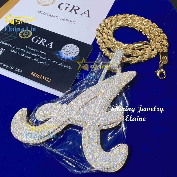 decoration 925 sterling silver pendants and charms custom luxury iced out vvs moissanite pendant
decoration 925 sterling silver pendants and charms custom luxury iced out vvs moissanite pendant