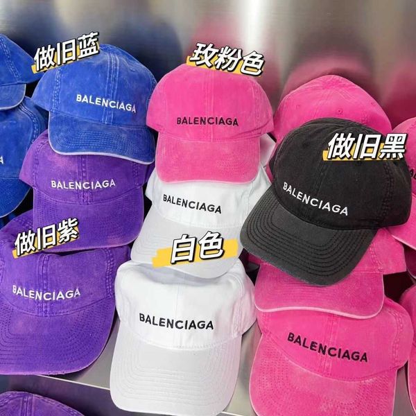 blncg paris american high edition yesha same old baseball cap embroidered washed old tattered cap, Blue;gray
blncg paris american high edition yesha same old baseball cap embroidered washed old tattered cap, Blue;gray