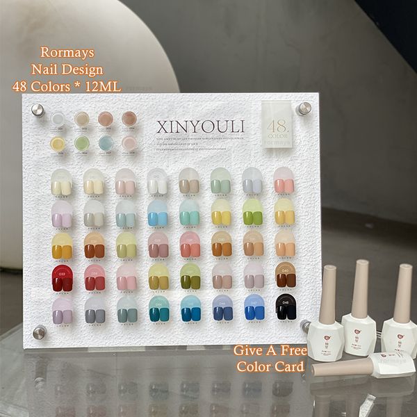 rormays 48 color gel nail polish set summer new popular color macaron color mixed varnish gel solid color shiny uv led immersion primer nail
rormays 48 color gel nail polish set summer new popular color macaron color mixed varnish gel solid color shiny uv led immersion primer nail