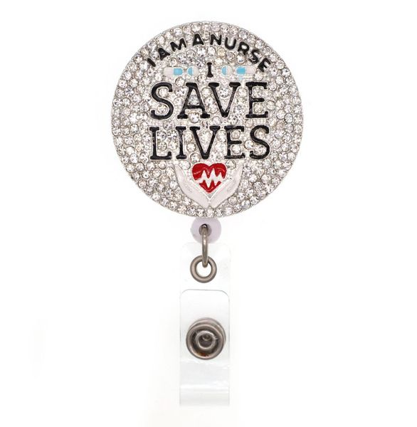 10pcslot crystal save lives i am a nurse enamel retractable badge holder5336757, Gray
10pcslot crystal save lives i am a nurse enamel retractable badge holder5336757, Gray