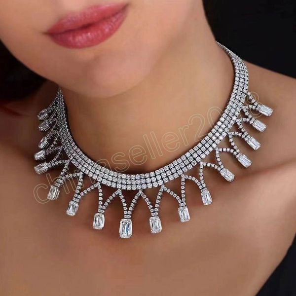 fashion metal rhinestone geometric necklace bridal wedding luxury chokers jewelry women's elegant shiny accessories, Golden;silver
fashion metal rhinestone geometric necklace bridal wedding luxury chokers jewelry women's elegant shiny accessories, Golden;silver