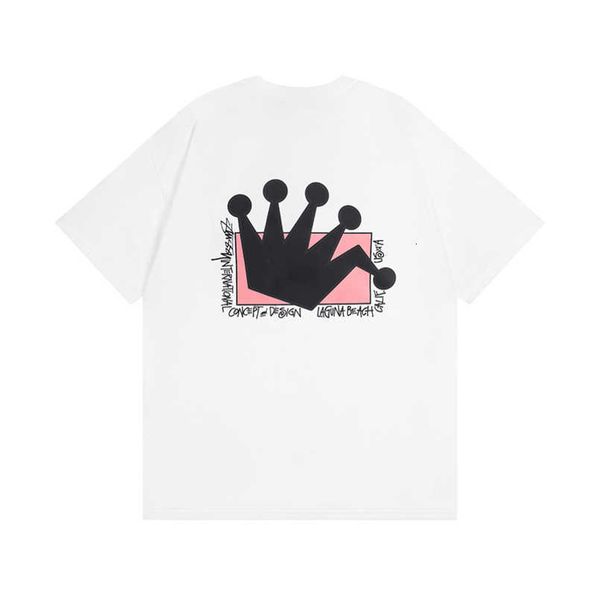 crown printed 2023 new mens t-shirts stussys shirt letter short sleeve womens summer european american fashion hip hopcotton loose casual t-, White;black
crown printed 2023 new mens t-shirts stussys shirt letter short sleeve womens summer european american fashion hip hopcotton loose casual t-, White;black