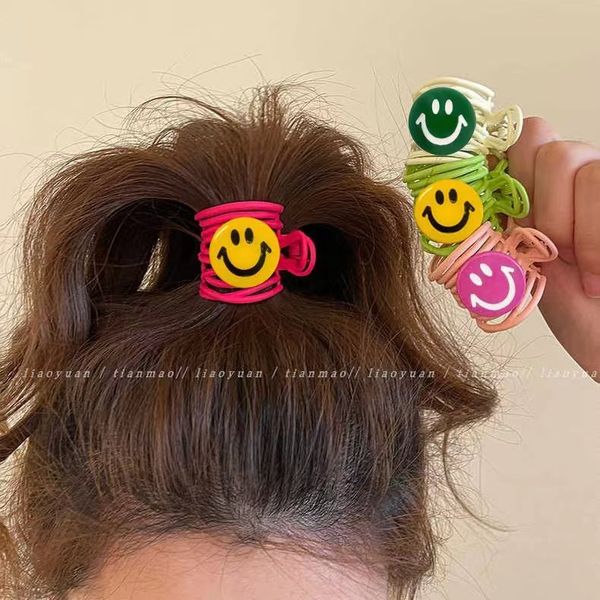 s3747 cute smile face grab hair clip colorful back head ponytail clips for women girls barrette hair accessories, Golden;silver
s3747 cute smile face grab hair clip colorful back head ponytail clips for women girls barrette hair accessories, Golden;silver