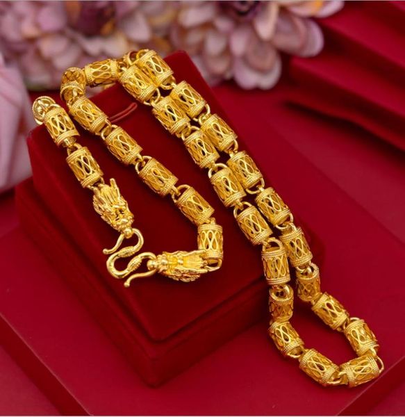 weighty heavy men classic chain 24k gold filled dragon necklace bibcock hollow out the necklace fashion vintage link jewelry good6219289, Silver
weighty heavy men classic chain 24k gold filled dragon necklace bibcock hollow out the necklace fashion vintage link jewelry good6219289, Silver