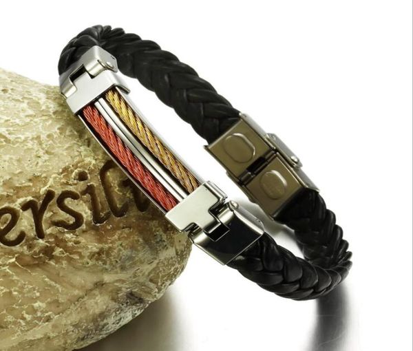 2020 new fashion bracelet casual jewelry mixed batch gift whole color matching color stitching fashion men039s leather brac7109556, Black
2020 new fashion bracelet casual jewelry mixed batch gift whole color matching color stitching fashion men039s leather brac7109556, Black