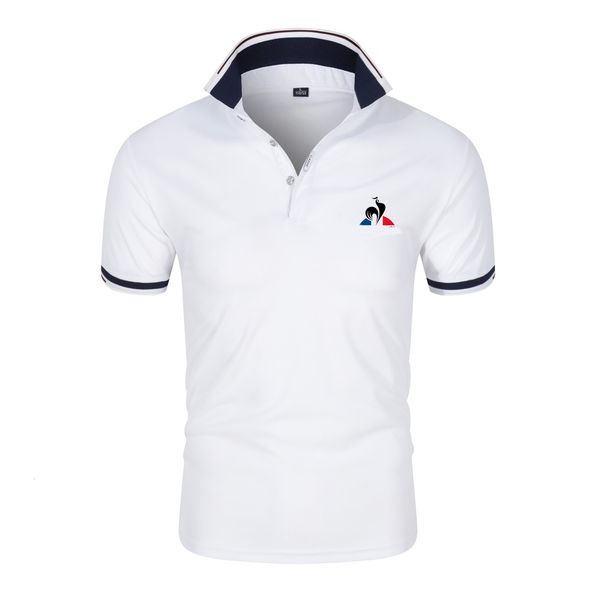 men's polos fashion simple style men's polo shirt summer casual lapel short sleeve le coq printed polo shirt solid color business, White;black
men's polos fashion simple style men's polo shirt summer casual lapel short sleeve le coq printed polo shirt solid color business, White;black