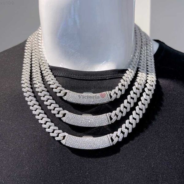 curved long clasp vvs moissanite diamond 10mm cuban necklace 925 silver hip hop chain
curved long clasp vvs moissanite diamond 10mm cuban necklace 925 silver hip hop chain
