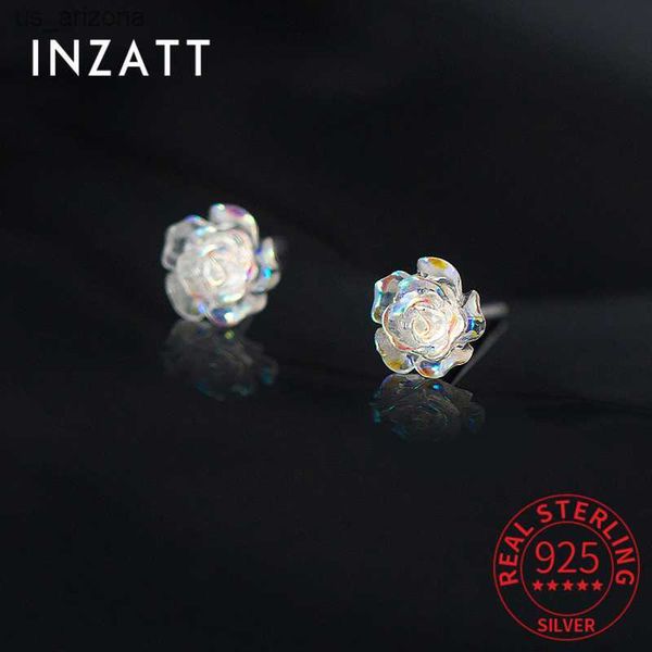 inzatt real 925 sterling silver flower stud earrings for fashion women classic plant fine jewelry minimalist accessories l230620, Golden;silver
inzatt real 925 sterling silver flower stud earrings for fashion women classic plant fine jewelry minimalist accessories l230620, Golden;silver