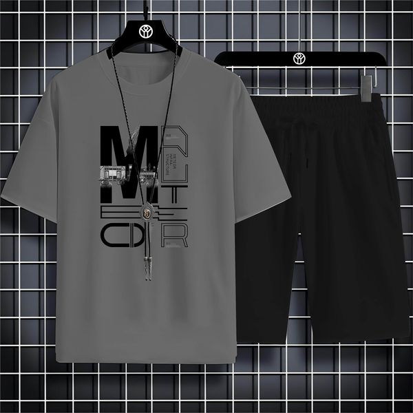 mens tracksuits summer student short sleeve shorts suit simple word printed pattern outdoor sports fashion cool harajuku street style 230707, Gray
mens tracksuits summer student short sleeve shorts suit simple word printed pattern outdoor sports fashion cool harajuku street style 230707, Gray