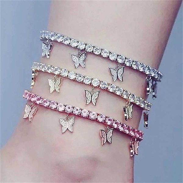 anklets vintage multi butterfly pendant ankle bracelet inlaid rhinestone foot chain for women summer beach party barefoot jewelry 230607, Red;blue
anklets vintage multi butterfly pendant ankle bracelet inlaid rhinestone foot chain for women summer beach party barefoot jewelry 230607, Red;blue