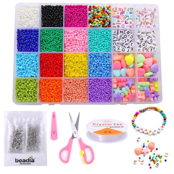 blazers 24000600pcs beads kit/glass seed beads/alphabet letter beads/acrylic heart shape beads for name bracelets jewelry making craft, White;black
blazers 24000600pcs beads kit/glass seed beads/alphabet letter beads/acrylic heart shape beads for name bracelets jewelry making craft, White;black