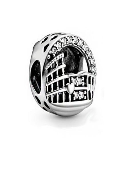 new real 925 sterling silver color rome colosseum openwork charms beads fit women gift european original bracelet diy fashion jewe7471089, Black
new real 925 sterling silver color rome colosseum openwork charms beads fit women gift european original bracelet diy fashion jewe7471089, Black