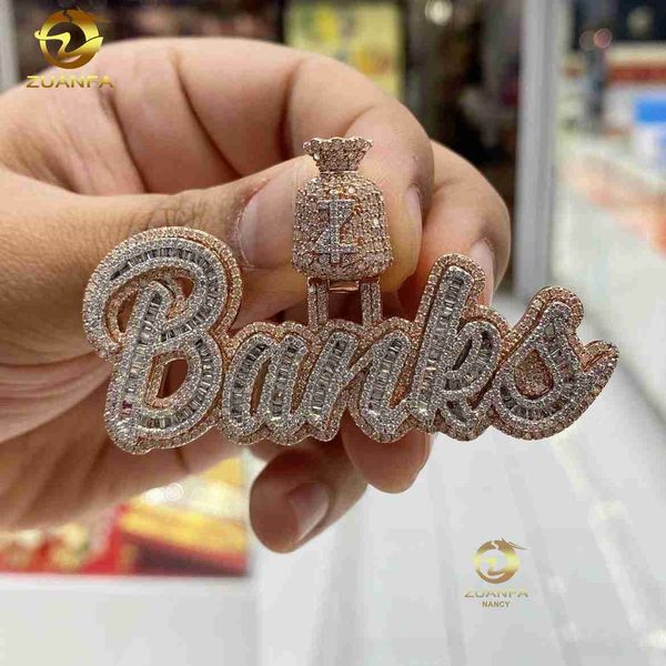 custom 925 silver two tone gold iced out name initial cuban link chain hip hop jewelry letter pendant
custom 925 silver two tone gold iced out name initial cuban link chain hip hop jewelry letter pendant