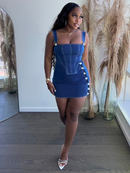 two piece dress cmyaya elegant denim women s set bodycon midi mini skirt suit and tank street jeans 2 summer outfits 230707, White
two piece dress cmyaya elegant denim women s set bodycon midi mini skirt suit and tank street jeans 2 summer outfits 230707, White