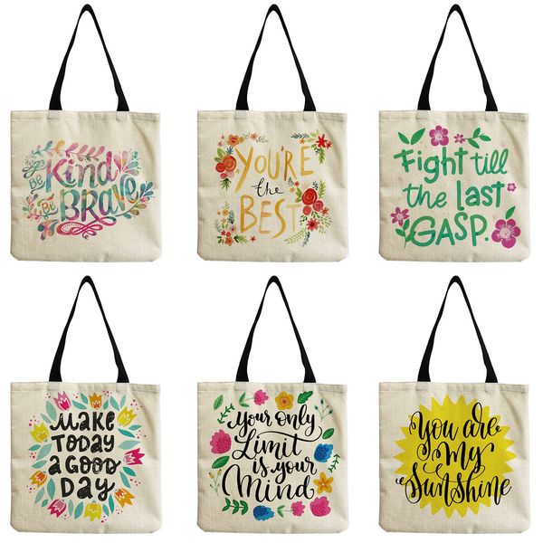 evening bags positive energy you are my sunshine inspirational language print tote bag eco friendly high capacity travel women shoulder 2307
evening bags positive energy you are my sunshine inspirational language print tote bag eco friendly high capacity travel women shoulder 2307