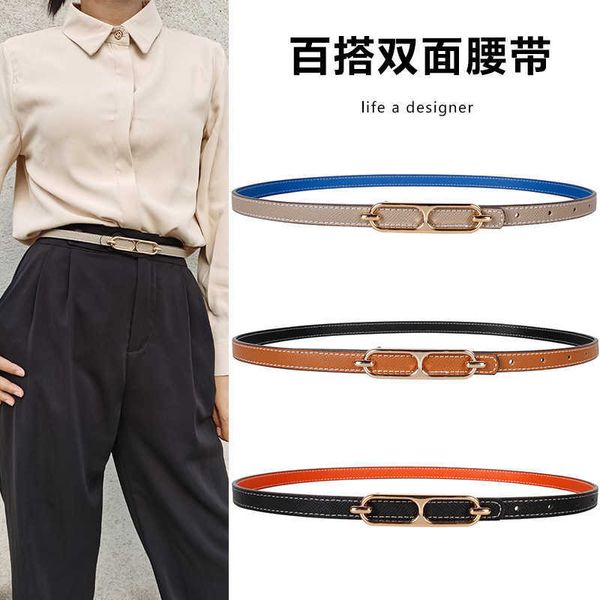 belts for women designerthin women's double-sided decoration with dress versatile jeans h small belt summer white waist seal fashion, Black;brown
belts for women designerthin women's double-sided decoration with dress versatile jeans h small belt summer white waist seal fashion, Black;brown