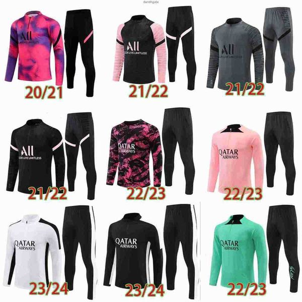 21 22 23 24 psgs soccer tracksuits sets mbappe tracksuit men kids kits 2023 chandal futbol football survetement training suit soccer jersey, Gray
21 22 23 24 psgs soccer tracksuits sets mbappe tracksuit men kids kits 2023 chandal futbol football survetement training suit soccer jersey, Gray
