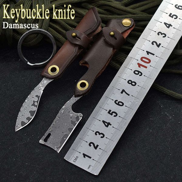 mini damascus steel folding knife key buckle knife pocket fruit wrapping knife paper knife outdoor camping self-defense tool edc
mini damascus steel folding knife key buckle knife pocket fruit wrapping knife paper knife outdoor camping self-defense tool edc