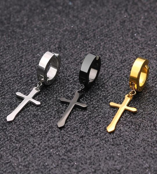 1 pcs stainless steel clip on non piercing earrings for women men black gold color cross gothic punk rock drop pendiente8907361, Golden
1 pcs stainless steel clip on non piercing earrings for women men black gold color cross gothic punk rock drop pendiente8907361, Golden