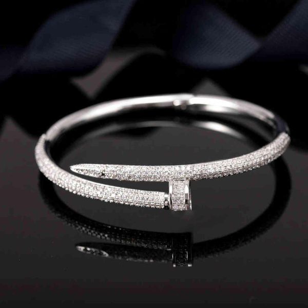 designer jewelry 925 silver bangle mens nail shape titanium steel bangles charm stainless steel bracelets for women men wholesale, Black
designer jewelry 925 silver bangle mens nail shape titanium steel bangles charm stainless steel bracelets for women men wholesale, Black