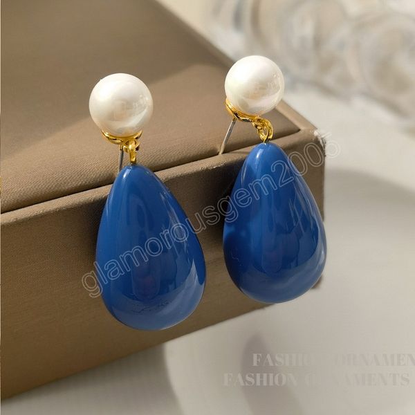 trendy jewelry 925 silver needle simulated pearl big blue resin earrings for women girl celerabiton gift
trendy jewelry 925 silver needle simulated pearl big blue resin earrings for women girl celerabiton gift