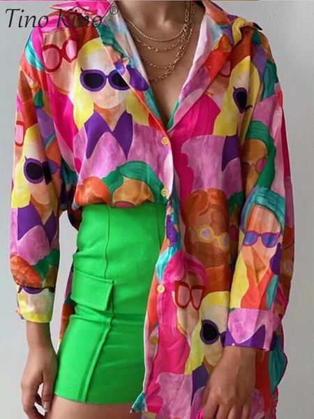 women's blouses shirts cartoon character avatar print women shirt fashion single breasted lapel spring female shirts chic long sleeve s, White
women's blouses shirts cartoon character avatar print women shirt fashion single breasted lapel spring female shirts chic long sleeve s, White