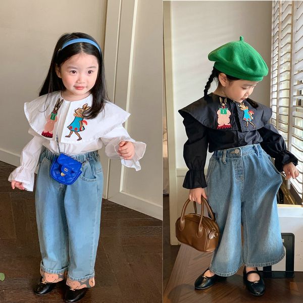 kids shirts spring autumn outfits girl children fashio cartoon long sleeves shirt boy baby embroidery rabbit kid cotton casual blouse 23071, White;black
kids shirts spring autumn outfits girl children fashio cartoon long sleeves shirt boy baby embroidery rabbit kid cotton casual blouse 23071, White;black