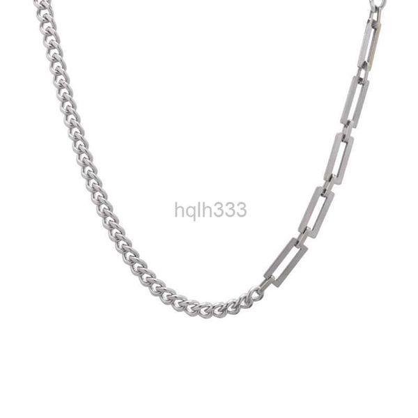 new square chain mix and match whip chain splice thick necklace simple and personalized accessories european and american fashion jewelry, Silver
new square chain mix and match whip chain splice thick necklace simple and personalized accessories european and american fashion jewelry, Silver